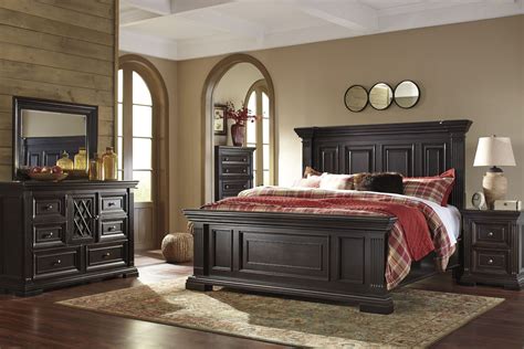 Ashley Furniture Dark Brown Bedroom Set
